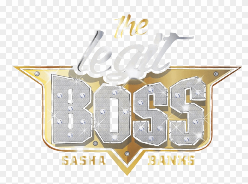 Sasha Banks Custom Logo By Me - Sasha Banks Legit Boss Logo Clipart