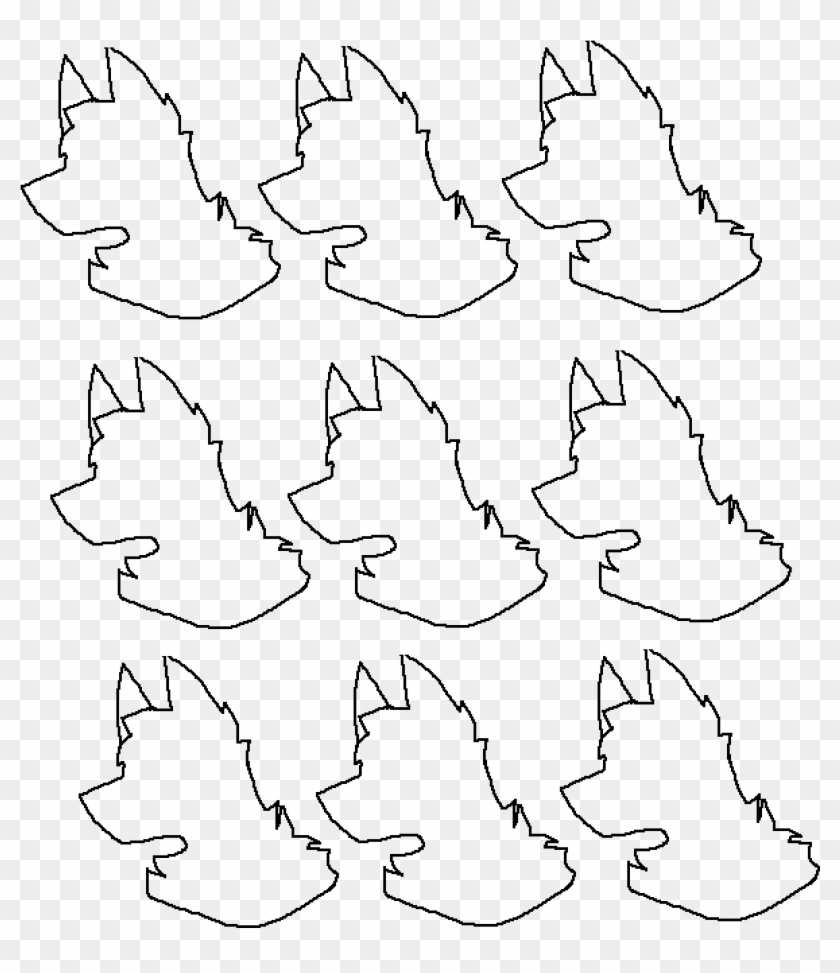 Main Image Draw Your Wolf By Sometransfreak - Line Art Clipart