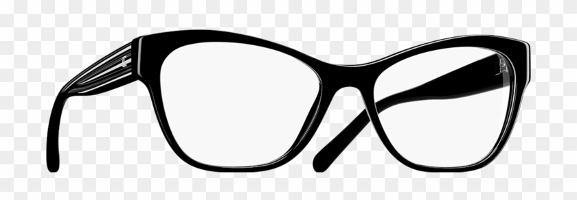 Cat Eye Glasses Png - Monochrome Clipart