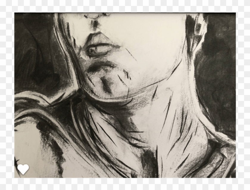Female Life Study - Sketch Clipart