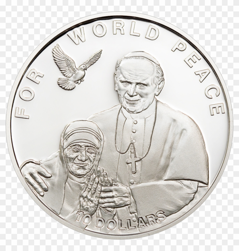 Mother Teresa Silver - 2 Mark Sachsen Weimar Eisenach Clipart #5528141