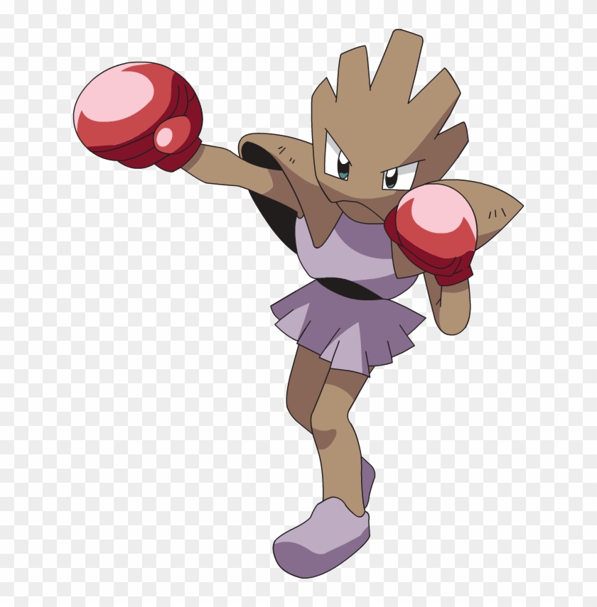 A Pokemon That Keeps A Calm Demeanor Even In A Situation - Pokemon Hitmonchan Clipart