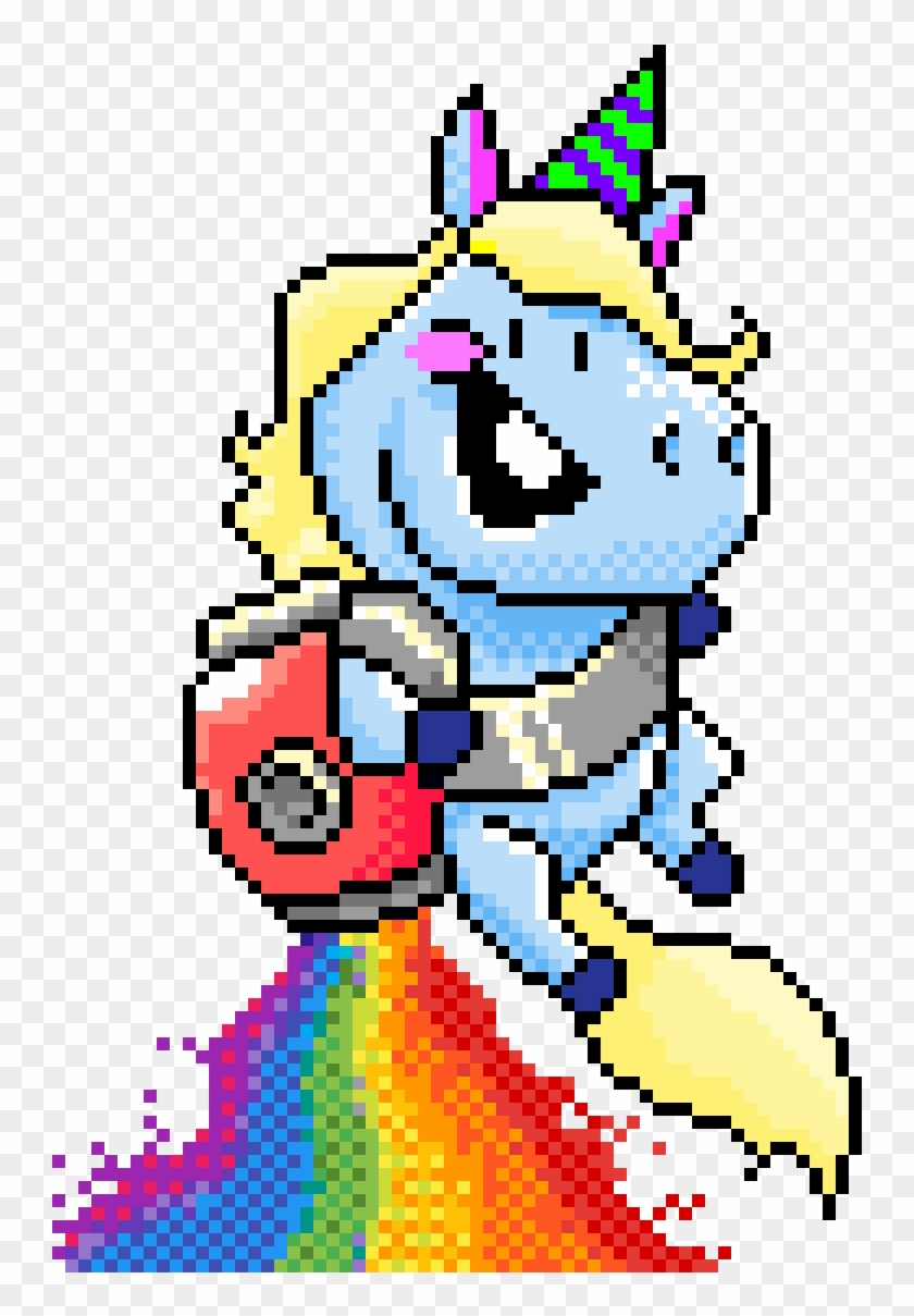 Flying Unicorn - Cartoon Clipart