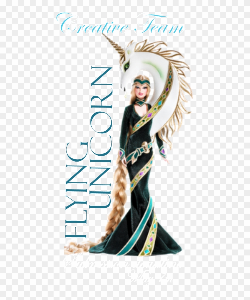 Monday, July - Unicorn Barbie Doll 2018 Clipart