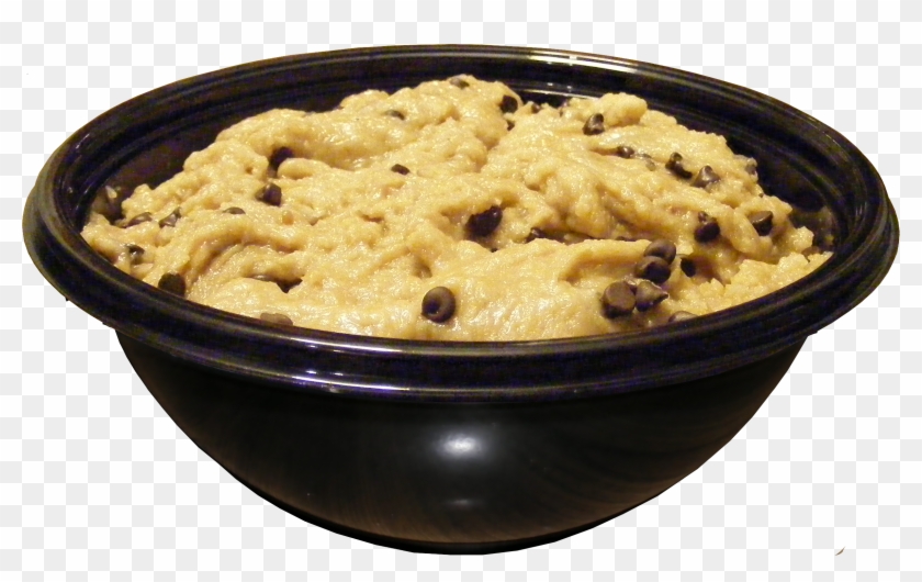 Chocolate Chip Cookie Dough - Bowl Of Cookie Dough Clipart #5529246
