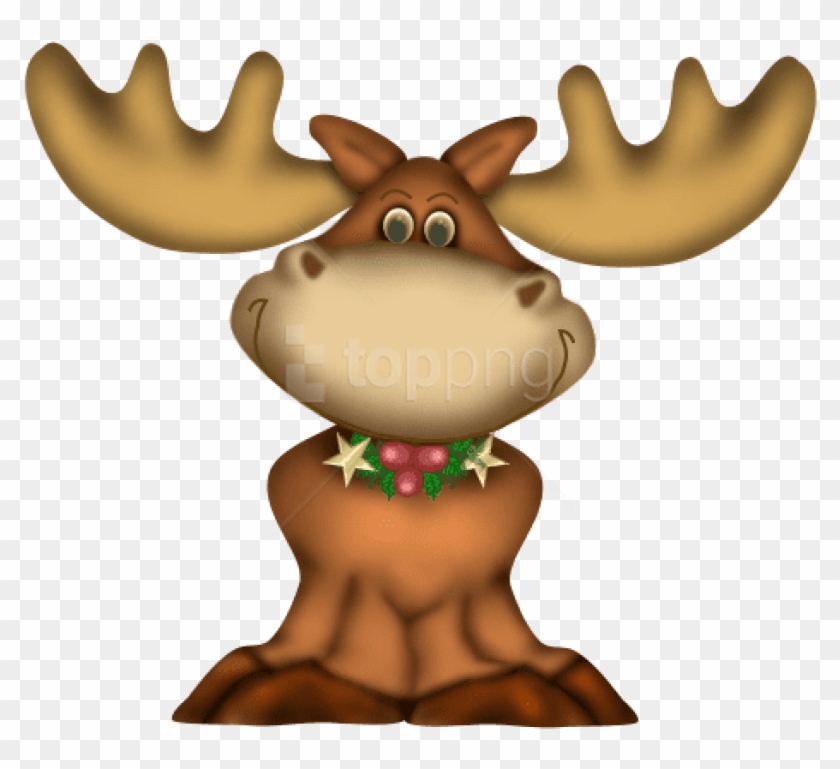 Free Png Christmas Deer Png - Christmas Moose Png Clipart
