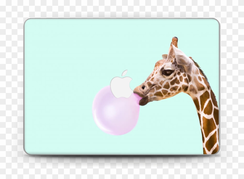 Giraffe Bubble Skin Macbook Pro Retina 13” - Giraffe Blowing Bubble Gum Clipart