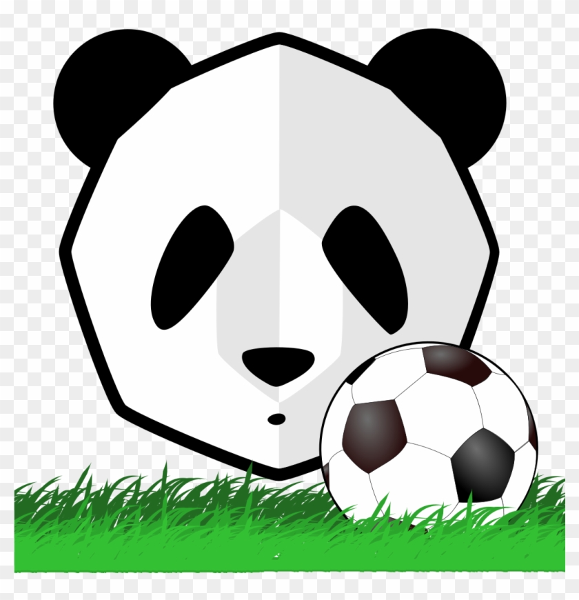 Custom Soccer Ball Throw Blanket , Png Download - Panda Futbol Clipart #5529618