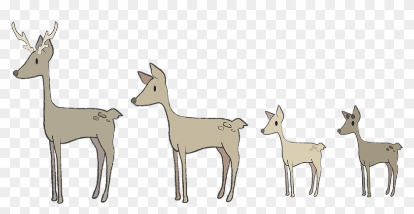 Christmas Roe Deer Deer Winter Figure - Cerb Anul Nou Png Clipart