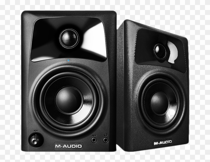 Audio Speaker Png Transparent Images Free Download - M Audio Av32 10 Watt Compact Studio Monitor Speakers Clipart #5529902