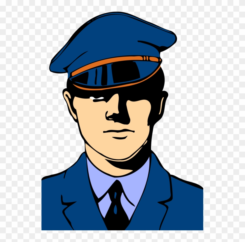 Uniform Police Officer Computer Icons Badge - Человек В Военной Форме Рисунок Clipart