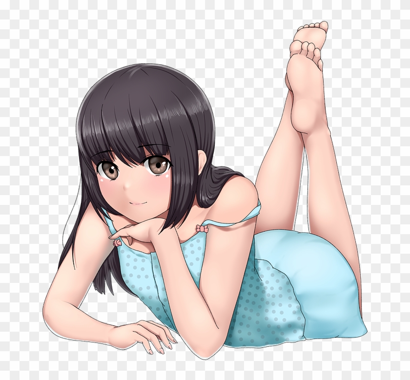 Moe Cute Anime - Cute Anime Girl Sitting Clipart