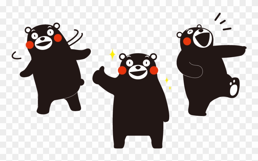 Google 搜尋 Kumamon, Cute Characters, Line Sticker, Logo - Kumamon Sticker Clipart