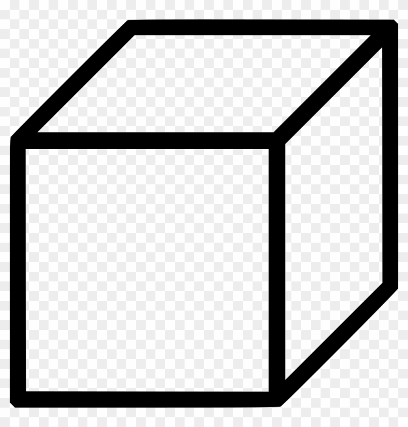 Png File Svg - Drawing Of Cube Shape Clipart #5530656