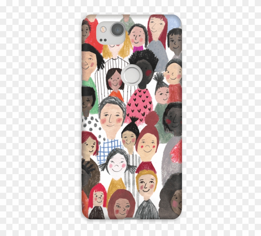 Happy Children Case Pixel - Cartoon Clipart