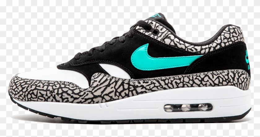 Transparent Nikes Swoosh Png - Air Max 1 Animal Elephant Clipart