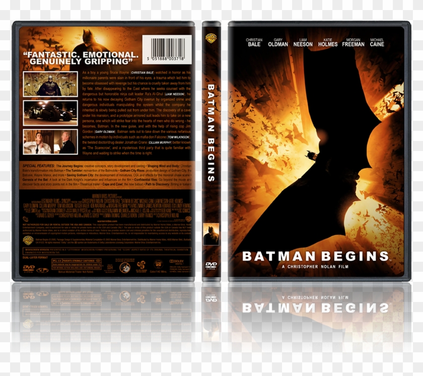 Batman Begins Dvd Cover Clipart #5531159