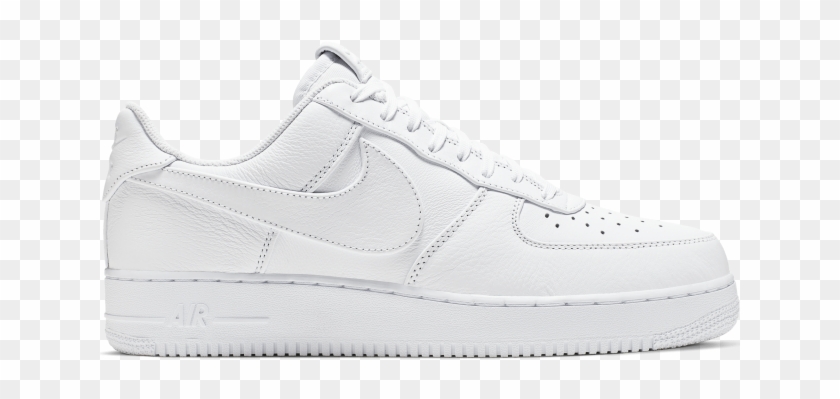Nike Air Force 1 Low White Out Big Swoosh Ds All Sizes - Nike Air Force 1 White Clipart #5531195