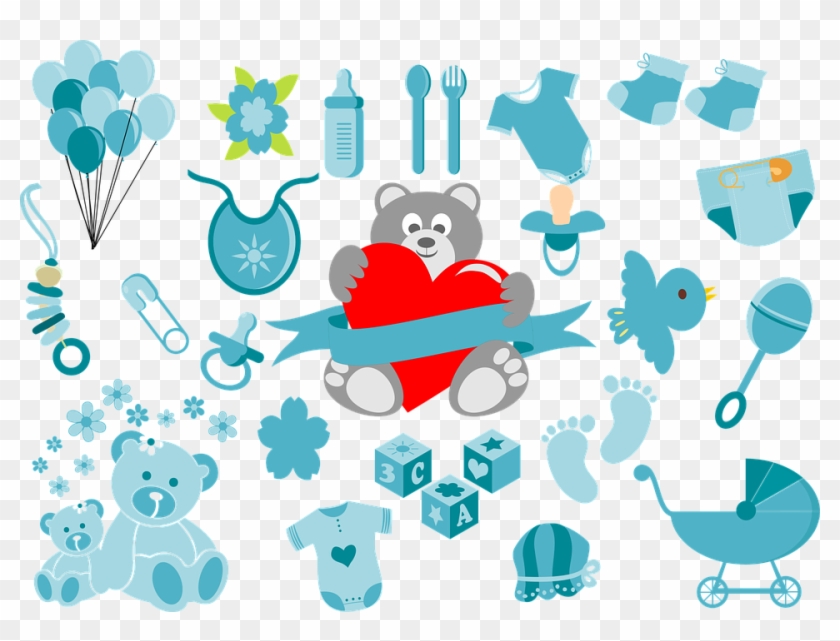 Baby Boy Toddler Cute Newborn Kid Happy Children Clipart