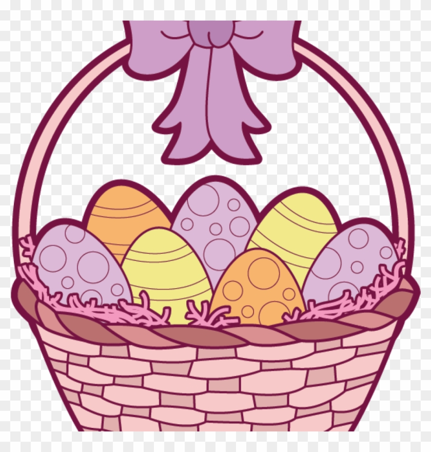 Free Easter Clip Art Butterfly Clipart - Clip Art Easter Basket - Png Download