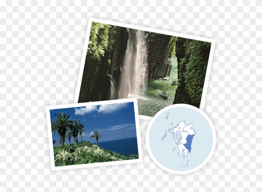 Miyazaki - Waterfall Clipart