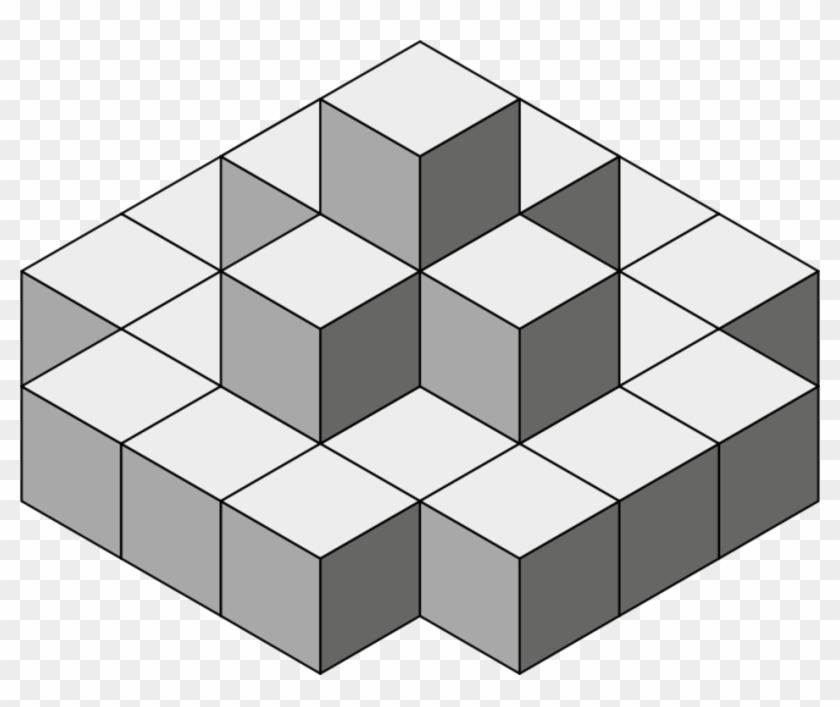 Soma Cube Symmetry Regular Polytope Black And White - Soma Cubes Figure Clipart