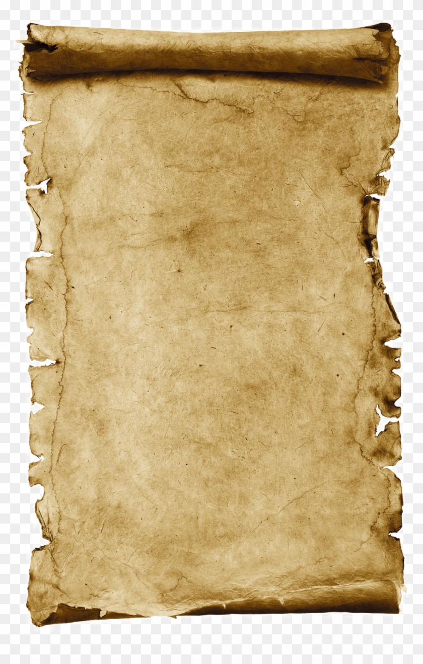 Parchment Scroll Png - Old Paper Scroll Clipart #5531848