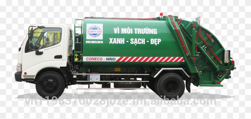 Garbage Truck Hino - Garbage Truck Clipart