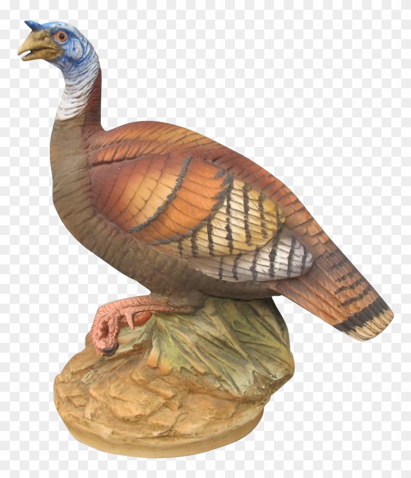 Vintage Wild Turkey Figurine By Andrea Offered By Ruby - Turkey Clipart #5532361