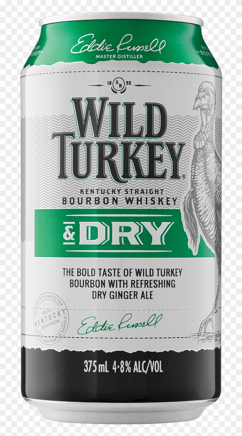 Wild Turkey Bourbon & Dry Cans 375ml - Wild Turkey Bourbon Clipart #5532440