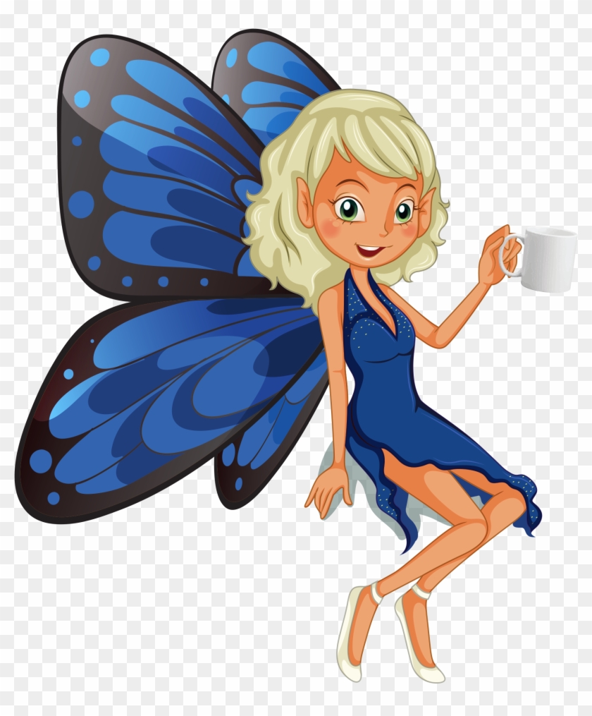 Fairy Flipped - Fairy Clipart #5532802