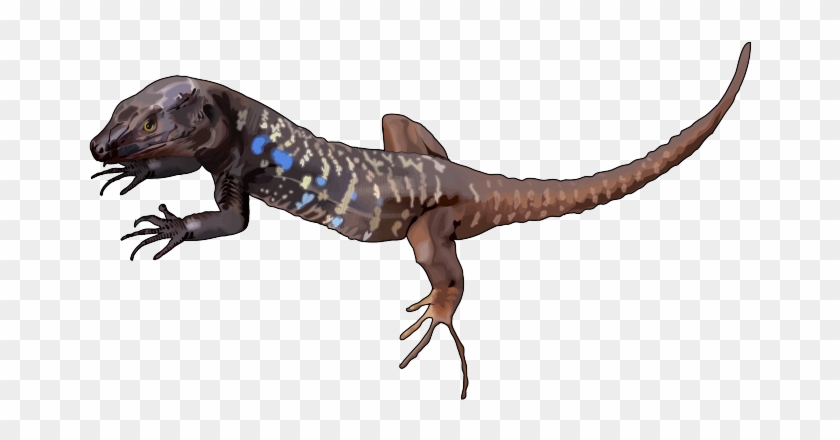 Lizard Tongue Png - Lagarto Gigante Del Hierro Png Clipart #5532937