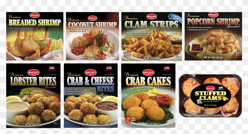 With Coconut Shrimp, Lobster Bites, Stuffed Clams And - Karaage Clipart #5533239