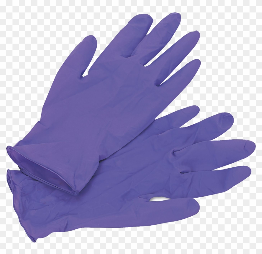 Purple Nitrile Gloves Clipart #5533248