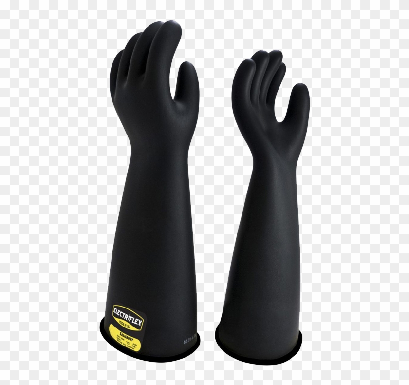 Salisbury Electriflex 16″ Class 2 Rubber Gloves Yellow/black - 69 Kv High Voltage Gloves Clipart #5533276