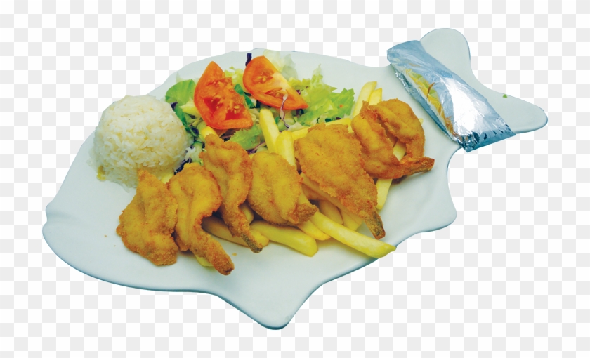 Breaded Shrimp - Karaage Clipart