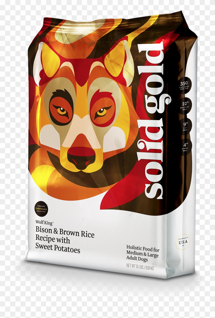 Bison & Brown Rice Recipe With Sweet Potatoes Dry Dog - Solid Gold Dog Food Clipart #5533616