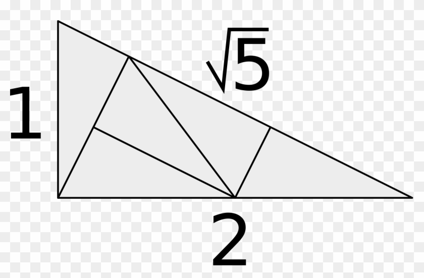 1 2 Root 5 Triangle Clipart