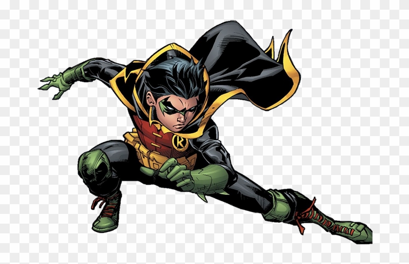[ Damian Wayne As Robin In Super Sons - Robin Damian Wayne Png Clipart