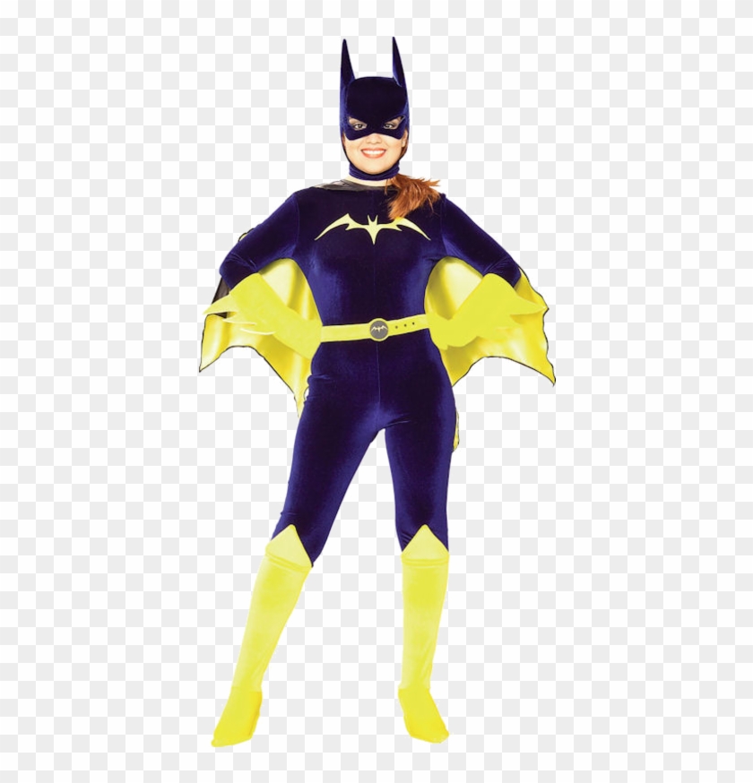 Featuring A Royal Purple Lining, Batwing Style Edges, - Adult Batgirl Costume Clipart #5533993