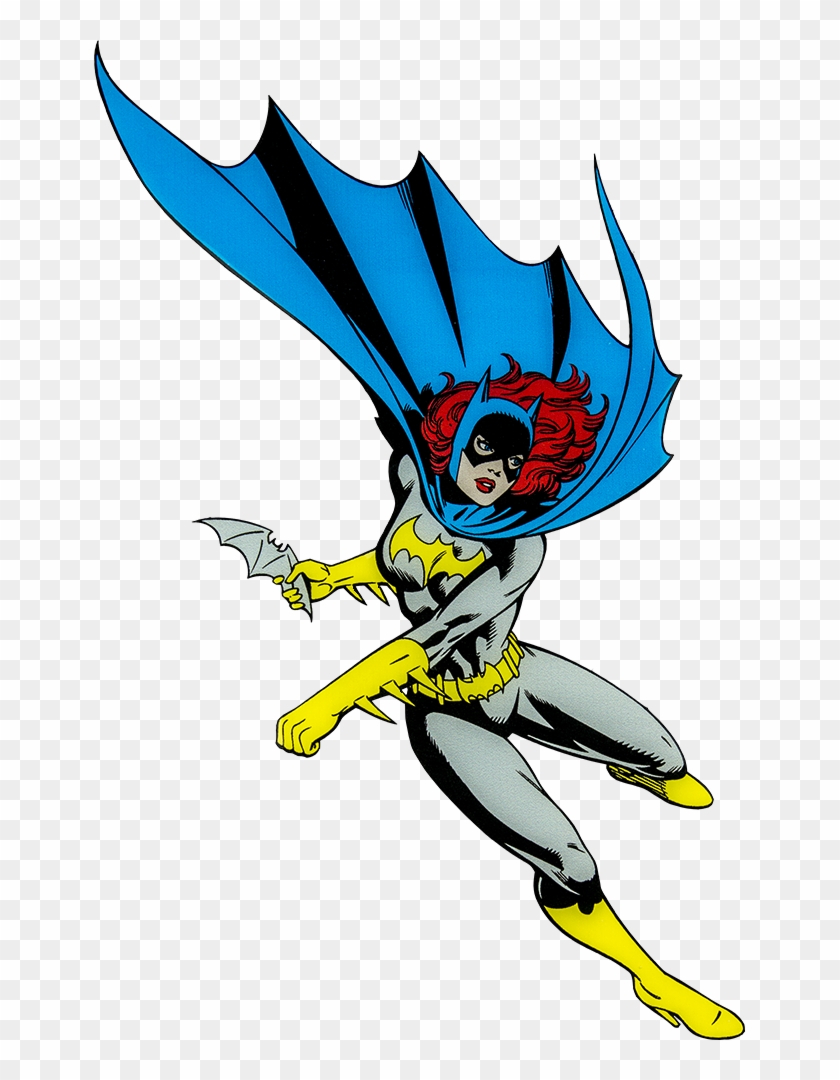 Batgirl Character Lensed Emblem - Cartoon Clipart #5534026