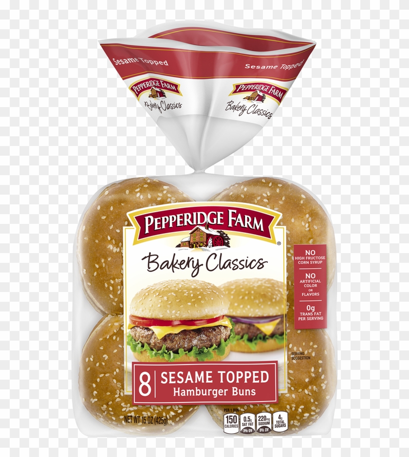 Hamburger Buns - Pepperidge Farm Hamburger Buns Clipart #5534223