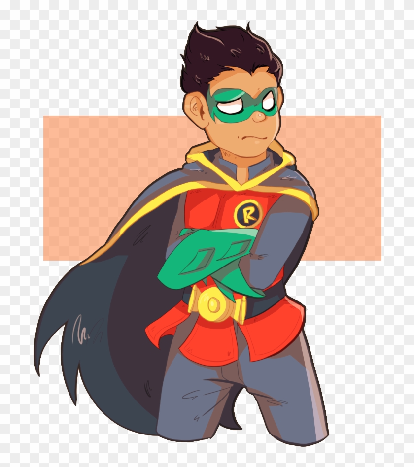 Damian Wayne - - Cartoon Clipart