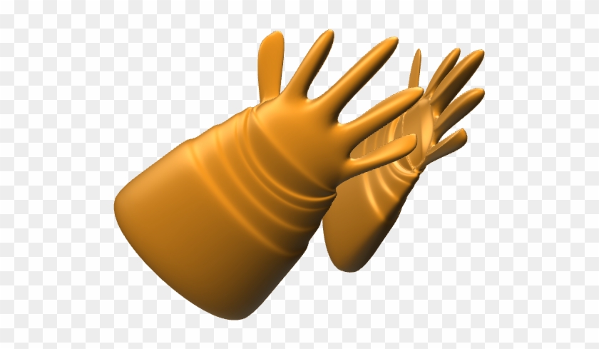 Rubber Gloves - Illustration Clipart