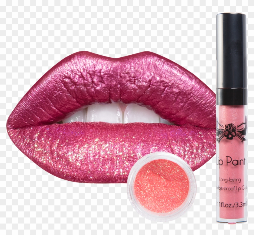 False Picture Of Tease Me Metallic Lip Color - Lip Gloss Clipart