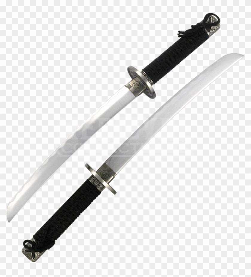 Dragon Brotherhood Oriental Sword Set - Dagger Clipart #5535092