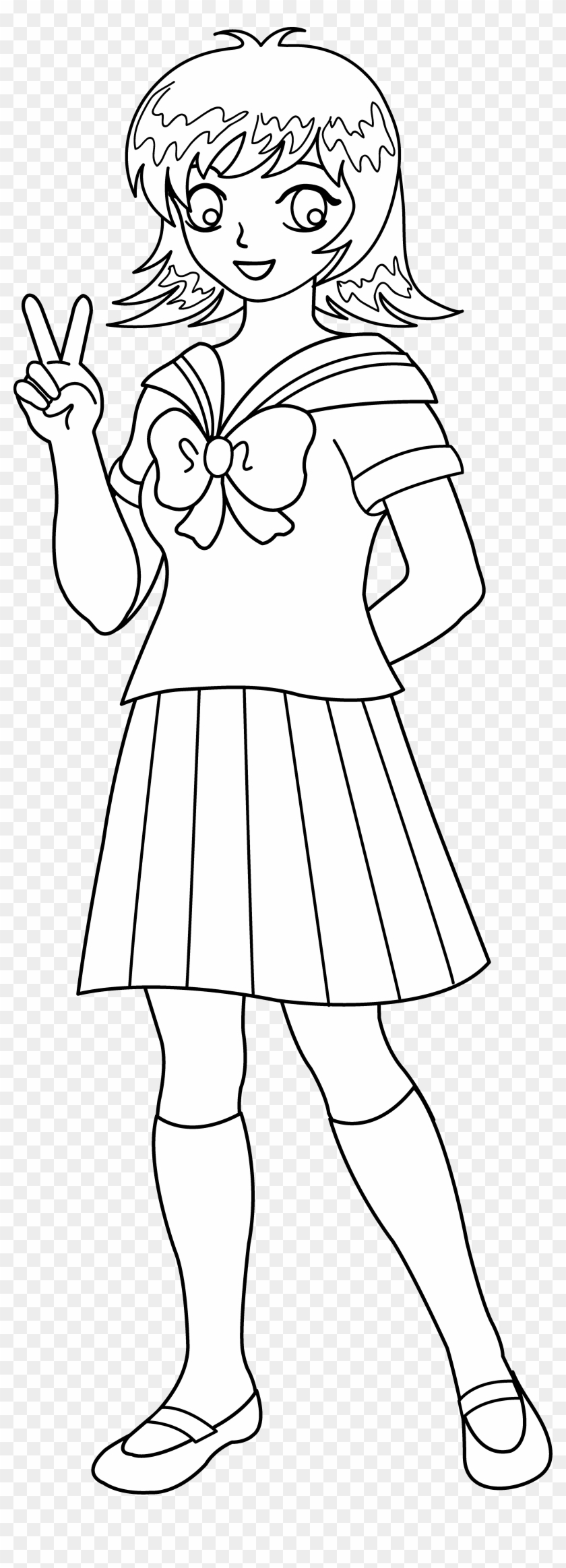 Png Clipart Anime School - Illustration Transparent Png #5535370
