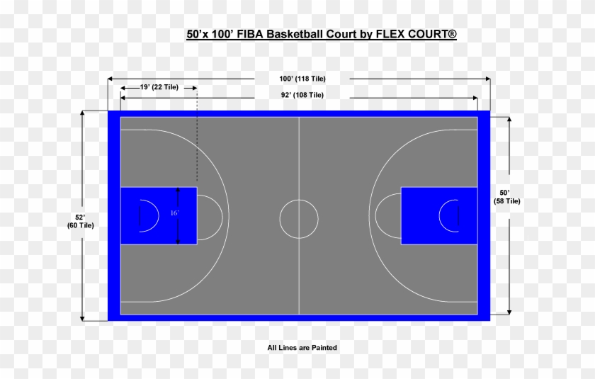 Are You A Fan Contact Us - Full Outdoor Basketball Court Dimensions Clipart