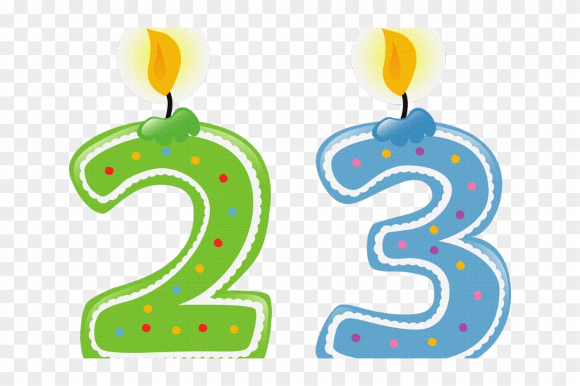 Birthday Candles Clipart Velas - Happy 1st Birthday - Png Download