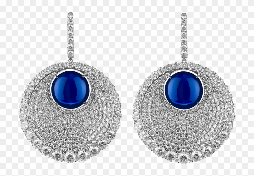 Blue Diamonds Earring1 - Earrings Clipart